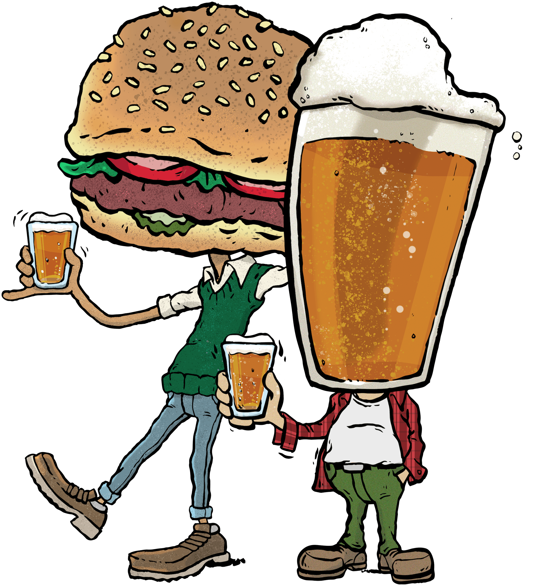 Burger and Beer Friends
